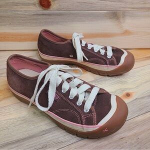 Keen Women's Brown and Pink Athletic Shoes